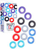 Baller's Dozen - 12 Stretchy Cockrings